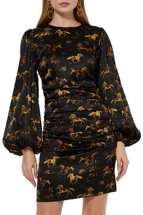 Stylish Ganni Horse Print Dress - Perfect for Any Occasion